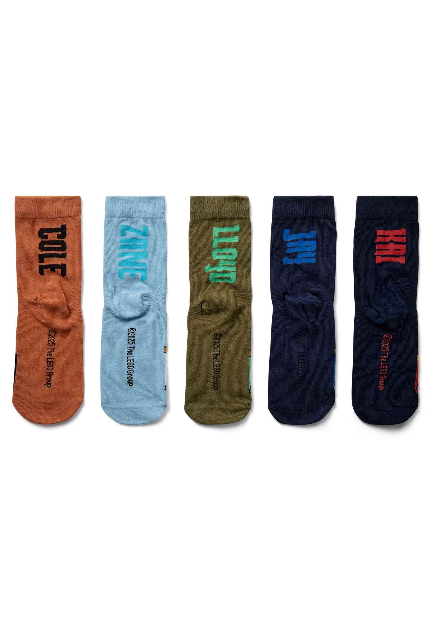 LEGO® 5-pak strømper - LWAIKO 102 -LEGO®