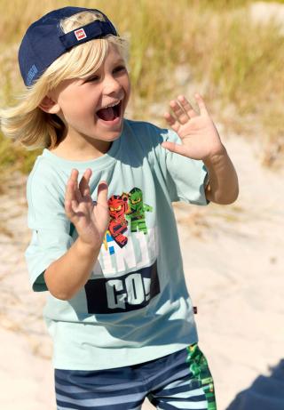 LEGO® NINJAGO® T-shirt kortærmet - LWTAJ 302 - Blågrøn