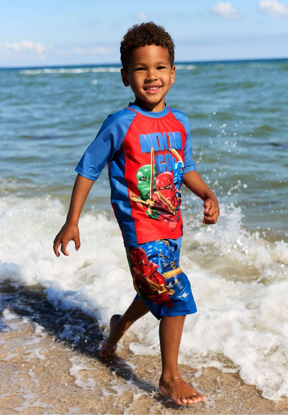 LEGO® NINJAGO® Bade T-shirt kort - LWAIKO 307 -LEGO® NINJAGO®