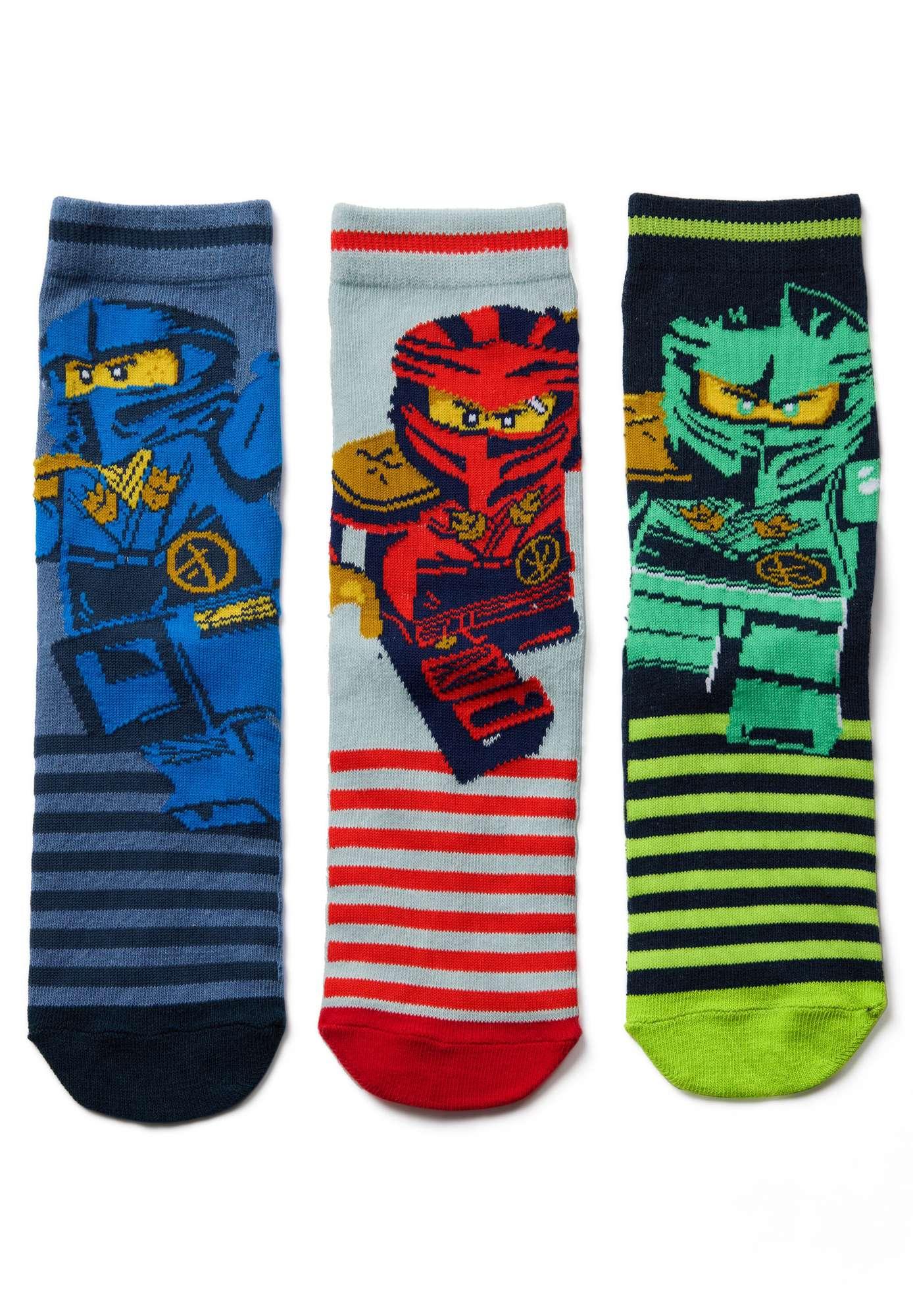 LEGO® NINJAGO® 3-pak strømper - LWAIKO 316 -LEGO®