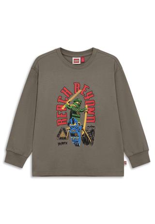 LEGO® NINJAGO® langærmet T-shirt LWTAJ 608 - Lys brun