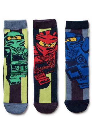 LEGO® NINJAGO® 3-pak strømper LWAIKO 709 -LEGO®