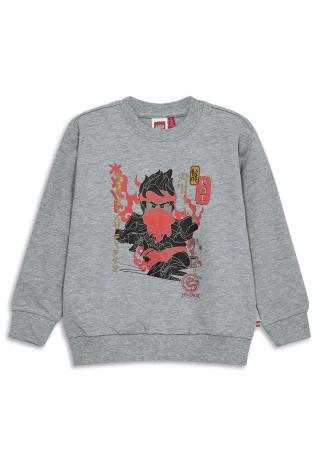 LEGO® NINJAGO® Sweatshirt - LWSIAN 205 - Grå Melange
