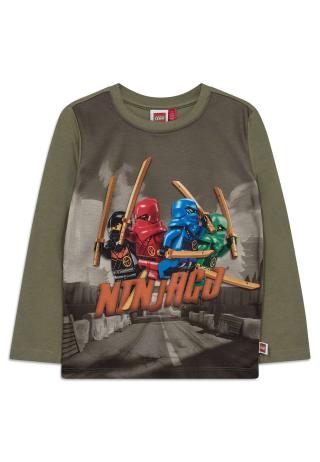LEGO® NINJAGO® T-shirt langærmet - LWTAJ 101 - Olivengrøn