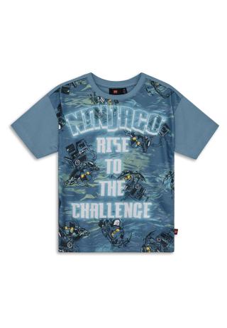 LEGO® NINJAGO® T-shirt kortærmet - LWTAFFY 308 - Støvet Blå