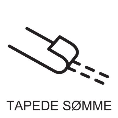Tapede sømme